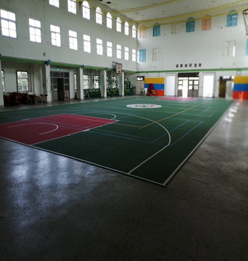 臺南市北門國中室內球場場地圖
