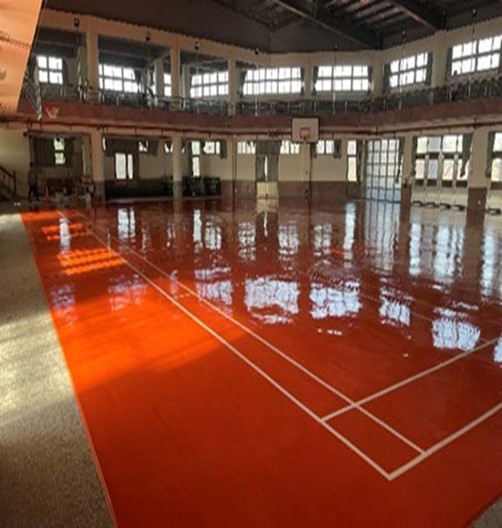 雲林縣飛沙國中室內球場場地圖