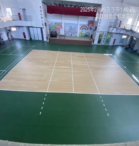 雲林縣褒忠國中室內球場場地圖